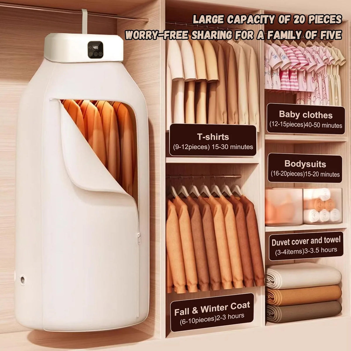 AeroDry™ — Hang your clothes. Dry them anywhere.