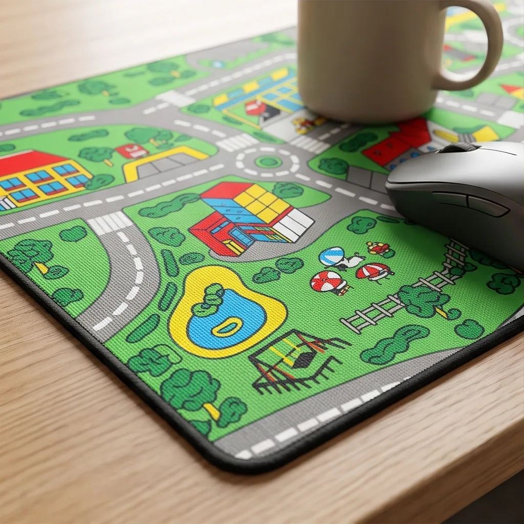 Retro Road — XXL Gaming Mouse Pad