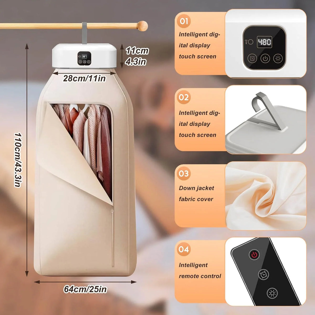 AeroDry™ — Hang your clothes. Dry them anywhere.