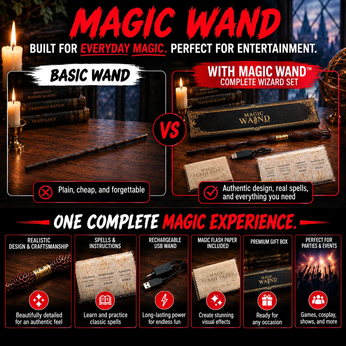 EmberSpell™ — Fire-Shooting Magic Wand